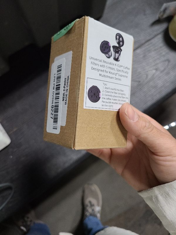 Photo 1 of Reusable K Cups for Keurig, 2-Pack Universal K CUP Refillable Coffee Pods with 5 Holes, Designed for Keurig K Supreme, K Slim, K-Duo Gen2, K-Brew Chill with MultiStream Technology