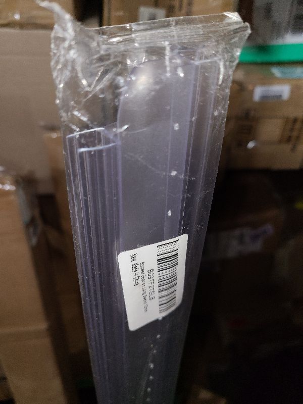 Photo 1 of 2-Pack Butecare Frameless Shower Door Bottom Seal with Long Sweep for Glass Doors – Stop Shower Leaks and Create a Water Barrier (1/2” x 36”)