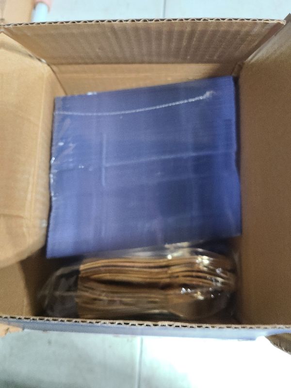 Photo 1 of 100pcs Square Dessert Plates with 100pcs Gold Dessert Forks, Clear Premium Plastic Salad Plates, Party Essentials Appetizer Plates,Gold Silverware, 6" Clear Plates and 5" Gold Forks
