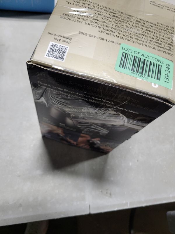 Photo 1 of Braun Series 8 8560cc Electric Razor for Men, 4+1 Shaving Elements & Precision Long Hair Trimmer, 5in1 SmartCare Center, Close & Gentle Even on Dense Beards, Wet & Dry Electric Razor, 60min Runtime