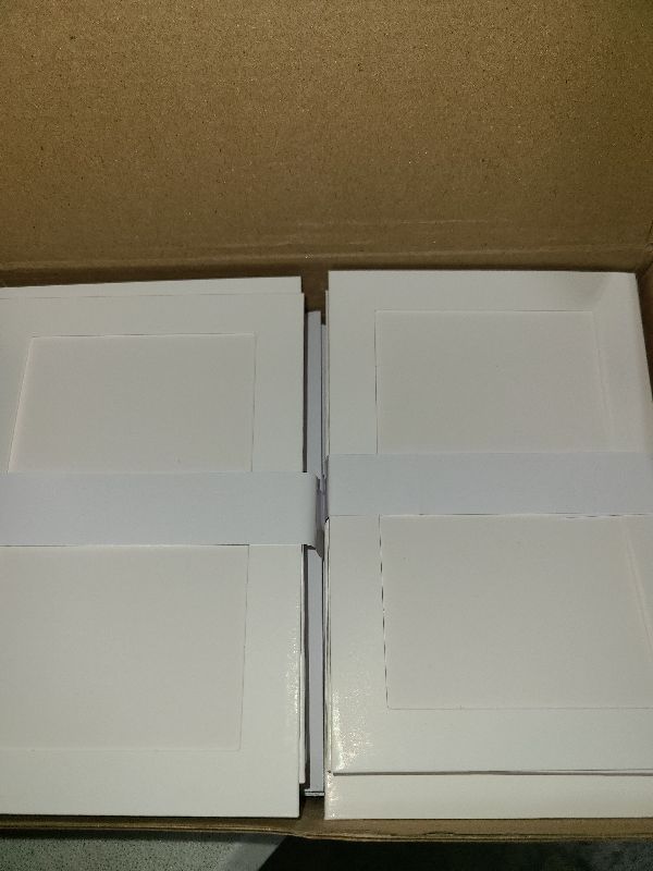 Photo 1 of 48 Pack Photo Frame Cards with Envelopes 4x6 - Paper Picture Frame for Photo Insert - Weddings, Graduations, Birthday, Anniversary (White)