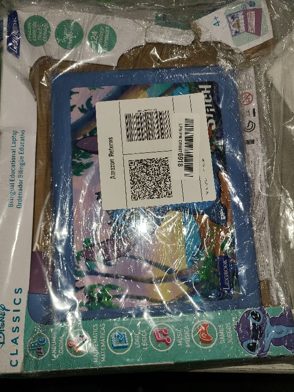 Photo 1 of Lexibook - Disney Stitch - Bilingual English/Spanish Educational Laptop, 124 Language Activities, Writing, Maths, Logic, Music and Games, Boys and Girls, JC598Di2