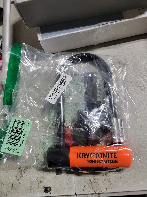 Photo 1 of **missing cable**
Kryptonite Evolution Mini-7 Bike U-Lock with Cable, Heavy Duty Anti-Theft Bicycle U Lock, 13mm Shackle and 10mm x4ft Length Security Cable with Mounting Bracket and Keys