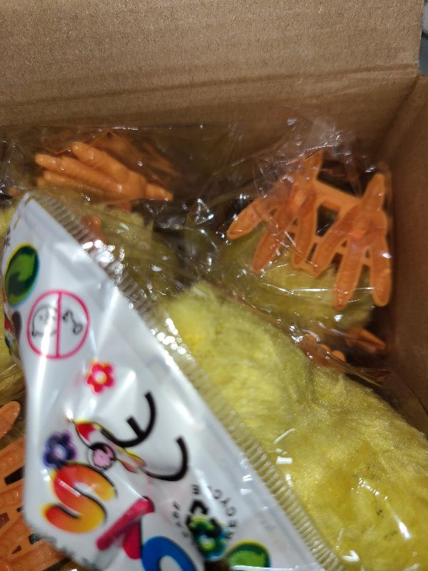 Photo 1 of 3 otters 12PCS Easter Wind Up Toys, Wind Up Chicks Toys for Easter Basket Stuffers, Jumping Cute Chicken Plush Chicks for Kids Goodie Bags, Party Favors