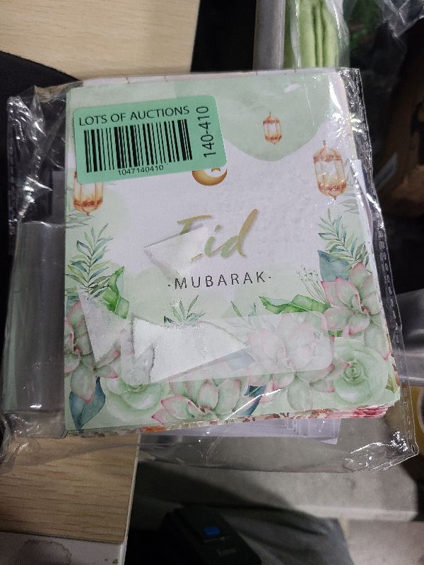 Photo 1 of 24 Pcs Eid Mubarak Money Holder Cards for Cash Gift, Eid Greeting Cards Money Holder Decoration Ornaments with Cover for Muslim Party Supplies
