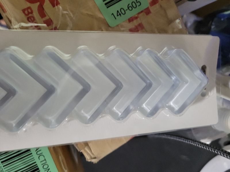 Photo 1 of 8 Pack Corner Protector for Baby, Clear Furniture Corner Guard & Edge Safety Bumpers for Table Edges & Sharp Corners - Baby Proofing (L Shape)