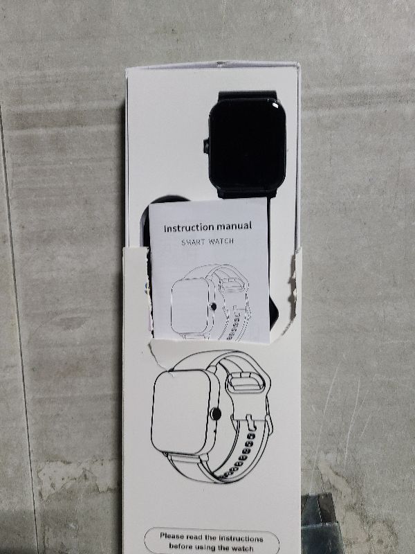 Photo 1 of  Smart Watch for Men Women SmartWatch 1.83" for iPhone Samsung Android Phone Compatible, Fitness Tracker Watch with Pedometer, Heart Rate/Sleep Monitor, Blood Oxygen, IP68 Waterproof 