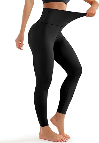 Photo 1 of  Leggings for Women - High Waisted Full Length Buttery Soft Yoga Pants for Workout Athletic Daily L-XL