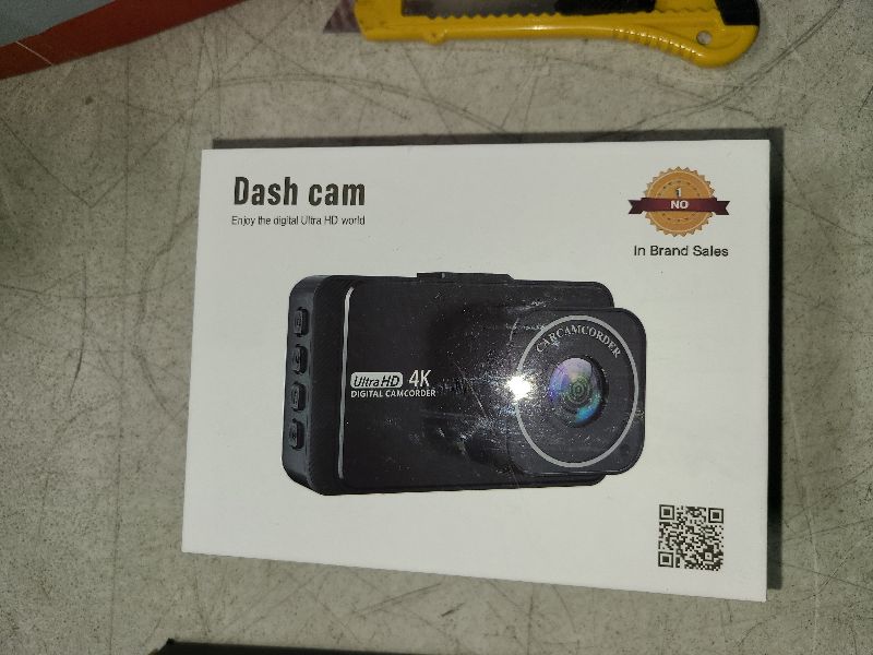 Photo 1 of Dash Cam, 4K Ultra HD Front Camera+2K Rear Cameras, 5G WiFi - Fastest Download speeds app, Support iOS Android,WDR Night Vision, Car Camera with 3" IPS Screen 32GB Card,24H Parking Mode