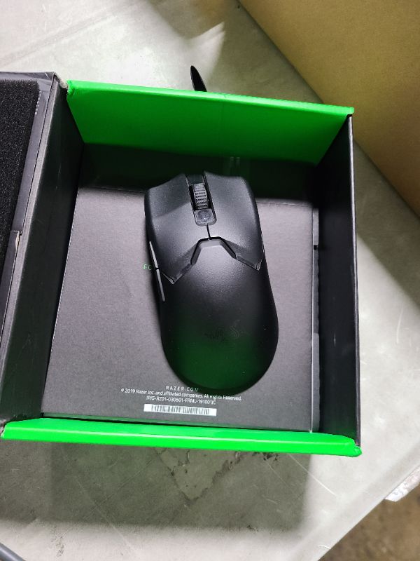 Photo 1 of Razer Viper Ultimate Hyperspeed Lightest Wireless Gaming Mouse & RGB Charging Dock: Fastest Switch - 20K DPI Optical Sensor - Chroma Lighting - 8 Programmable Buttons - 70 Hr Battery