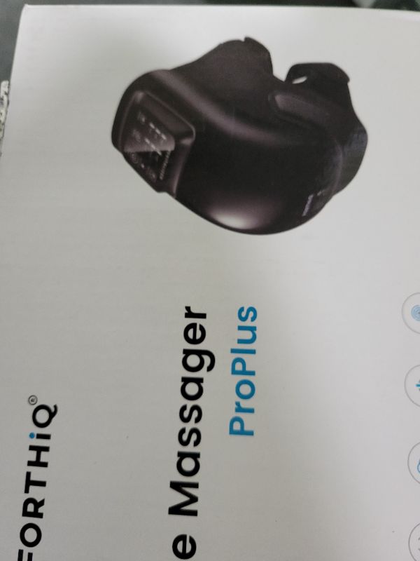 Photo 1 of FORTHiQ Knee Massager Pro+ with Heat, Red Light and Vibration, 6-in-1, Dual-Wavelength - Cordless, Portable, Adjustable Straps, Easy to Use, Saves Your Settings, FSA or HSA Eligible