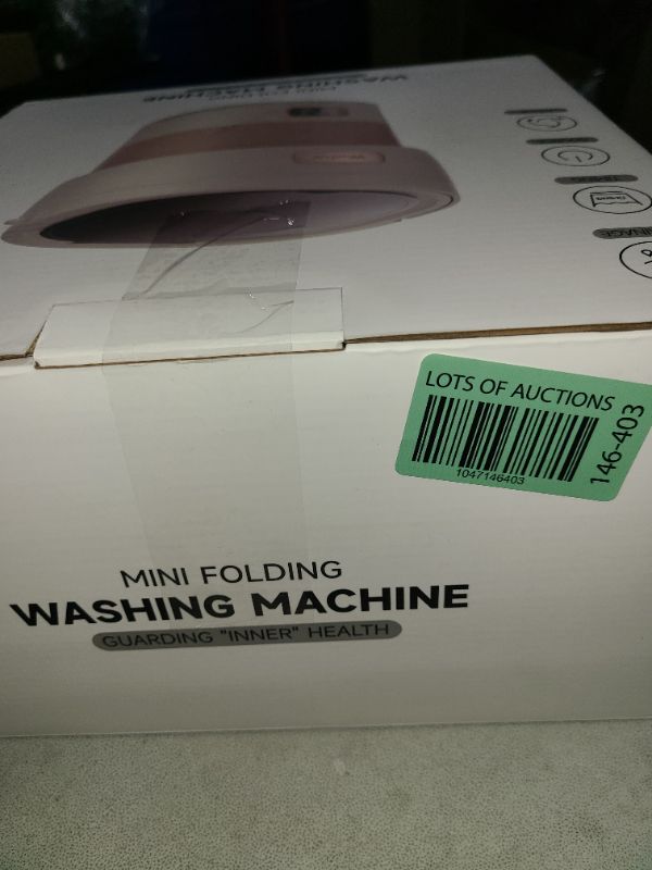 Photo 1 of Mini Portable Washing Machine Small - 18L 60W Portable Washing Machine with Spin, Mini Lavadora Portatil Washer Foldable, Small Washing Machine Portable Used for Travel [2024 Clean S+] Green