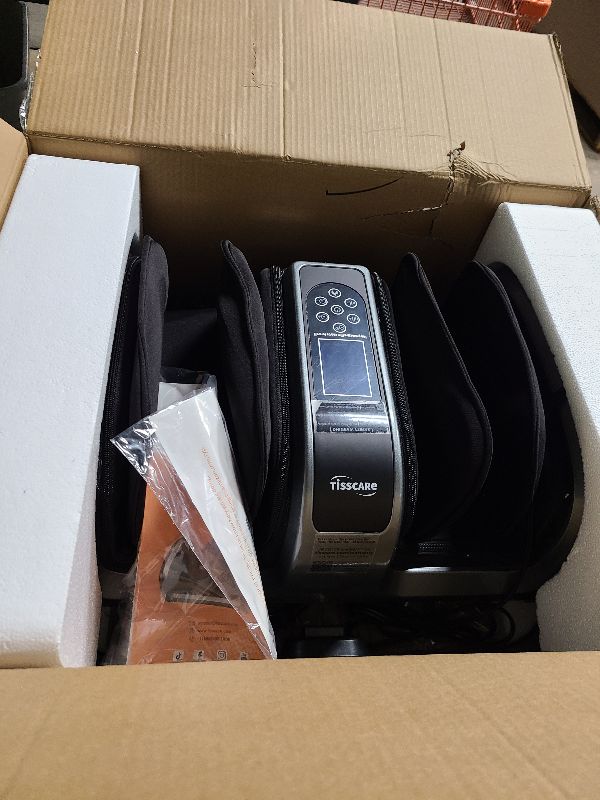 Photo 1 of TISSCARE Foot Massager with Heat: FSA HSA Eligible Shiatsu Foot Massager for Plantar Fasciitis, Neuropathy, Circulation and Pain Relief for Foot Calf Gifts for Women Men