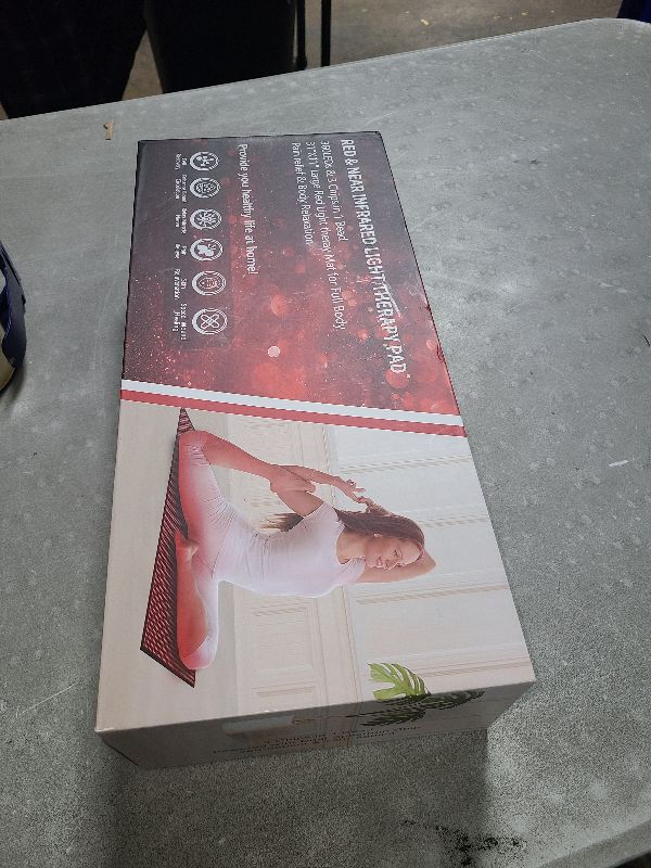 Photo 1 of Red Light Therapy for Body, 31.5" * 11.8" Red Light Therapy Pad, Dual Chip Grade 360 LEDs 660nm & 850nm Infrared Light Therapy for Body Back Waist Shoulder Knee Joint Pain Relief, Gift for Women Men