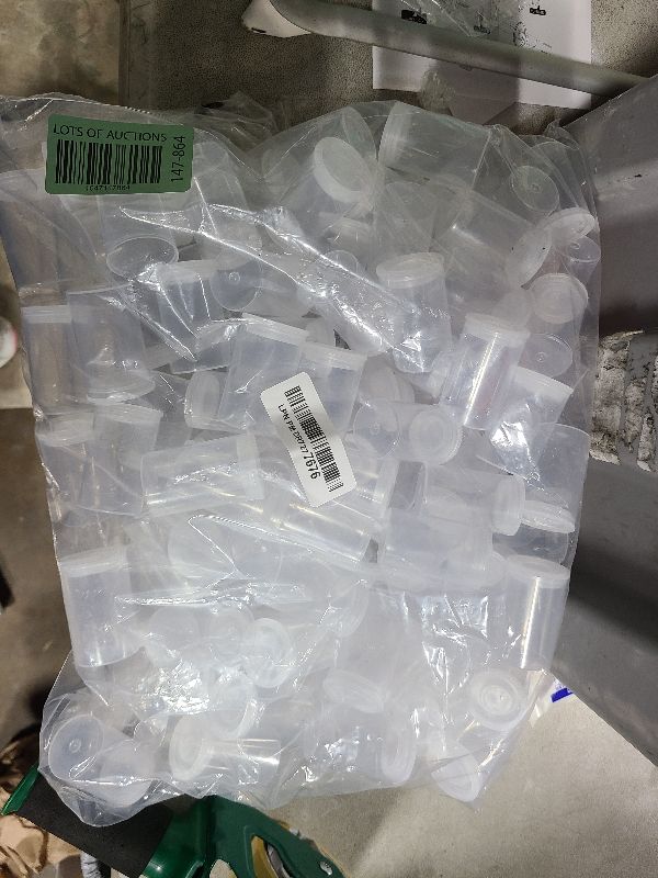 Photo 1 of 120 Pieces Film Canisters with Caps 35 mm Plastic Empty Camera Reel Storage Containers Case with Lids for Small Accessories Rockets Experiment Fish Hook Film Keys Coins Art Beads (Clear)