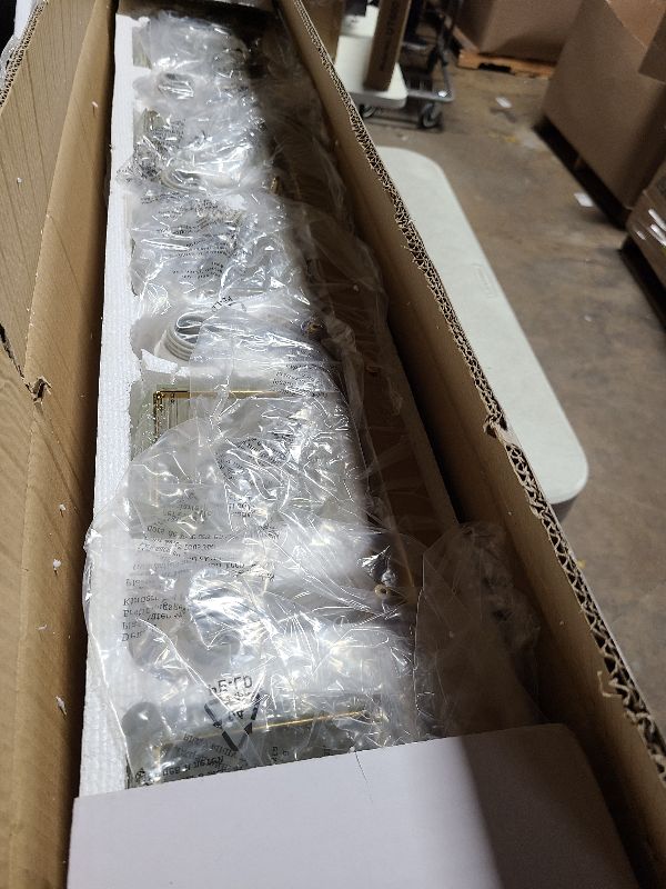 Photo 1 of Ralbay Gold Bathroom Light Fixtures Crystal 5-Lights Bathroom Vanity Lights Over Mirror Modern Crystal Gold Bathroom Vanity Lighting