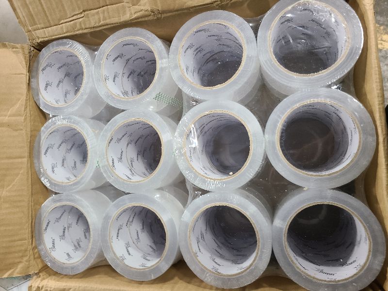 Photo 1 of Aisrida Packing Tape (36 Rolls),2.7mil,Packaging Tape Heavy Duty for Shipping Moving Sealing,1.88 Inch x 60 yd Per Roll,Total 2160 Yards