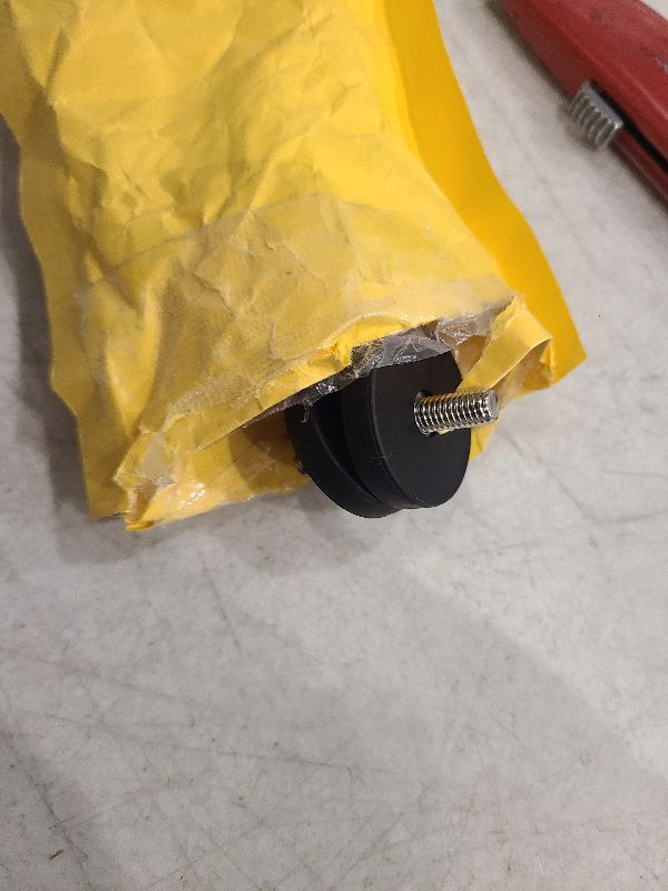 Photo 1 of 4pcs Rubber Coated Magnets with Bolts, Heavy Duty Magnets M6 Male Thread, Strong Mounting Magnets for Fixing Lights, Cameras, Vans and Other Devices