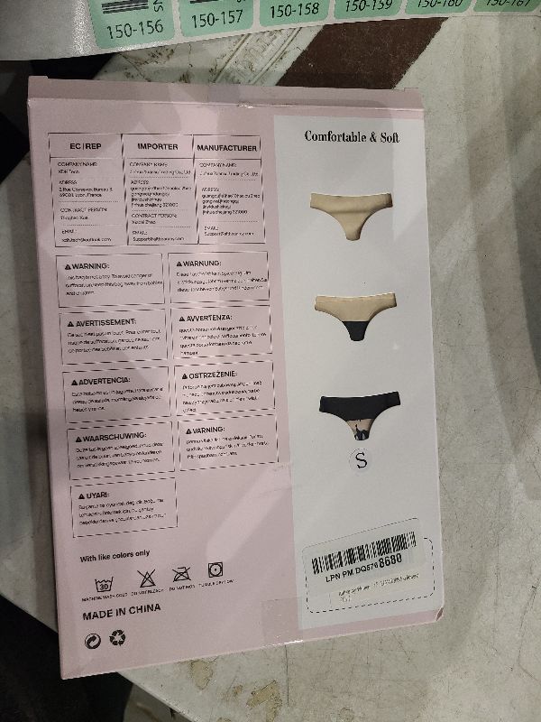Photo 1 of Altheanray Women’s Seamless Hipster Underwear No Show Panties Soft Stretch Bikini Underwears Multi-Pack(AWB3081S-3 flowers) Small