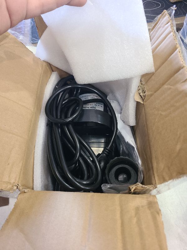 Photo 1 of 2300GPH Fountain Submersible Water Pump for Small Pond Fish tank Pool Waterfall Outdoor Hydroponics Aquarium, 5 Adjustable Directions, 10FT Lift Height