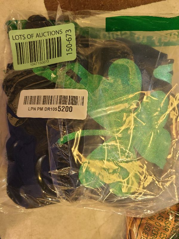 Photo 1 of 3/4 Sleeve St Patrick's Day Shirts for Women Lucky Irish Shamrock Graphic Shirts Festival Party Tops Blouse(SK-Black05,Medium)