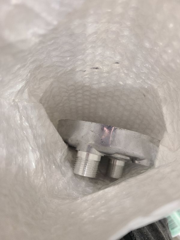 Photo 1 of AC Compressor Cover Aluminium Air Conditioner Compressor Back Cover Replacement for SD508 HRZ 8X10