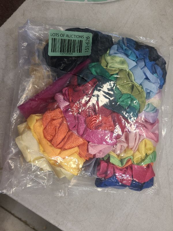 Photo 1 of ADRIONE Satin Scrunchies for Women Girls 60 Pack, Satin Silk Scrunchies for Hair Scrunchies for Girls Satin Hair Scrunchies for Women's Hair Scrunchie Bulk Satin Scrunchies for Curly Hair