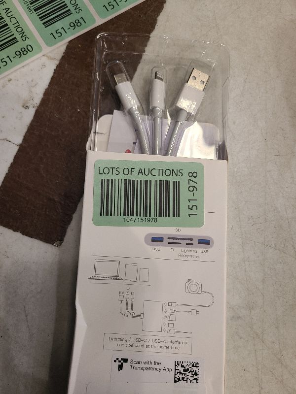 Photo 1 of 5-in-1 Memory Card Reader, USB OTG Adapter & SD Card Reader for i-Phone/i-Pad, USB C and USB A Devices with Micro SD & SD Card Slots, Supports SD/Micro SD/SDHC/SDXC/MMC