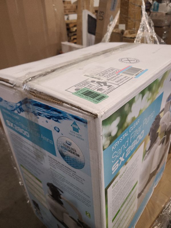Photo 1 of Intex SX2800 Krystal Clear Sand Filter Pump for Above Ground Pools: 2800 GPH Pump Flow Rate – Improved Circulation and Filtration – Easy Installation – Improved Water Clarity – Easy-to-Clean