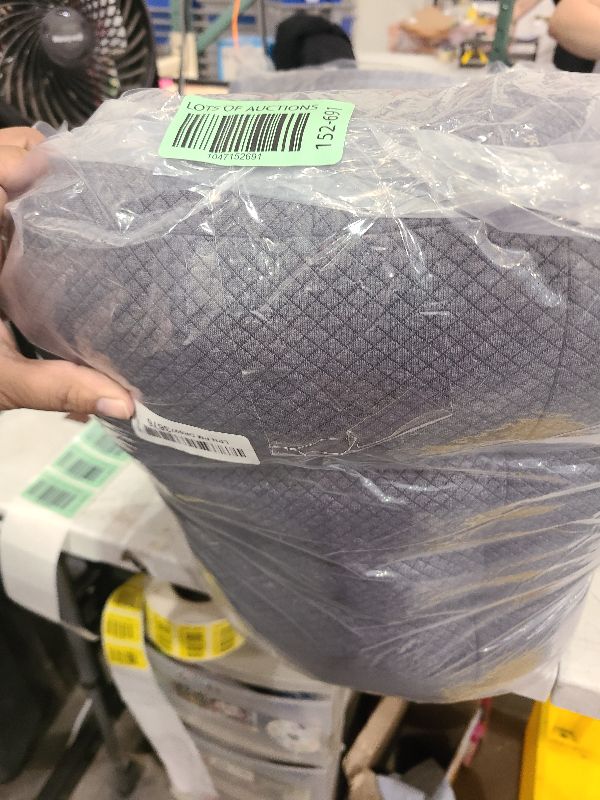 Photo 1 of Adult Booster Seat Cushion, Car Seat Cushions for Short People/Thick Office Chair Booster Seat Increase Field ?of View, for Trucks, Car, Office Chair, Home, Wheelchair,Angle Lift Seat Cushion (Grey)