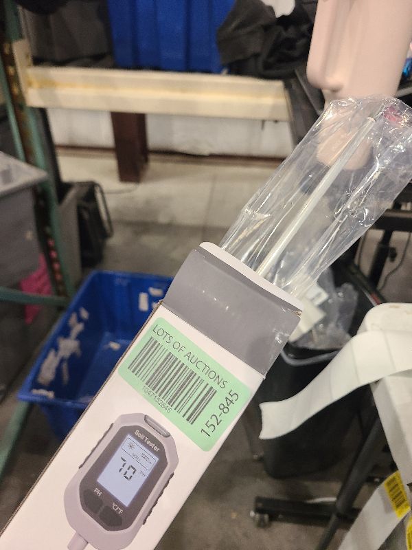 Photo 1 of 4-in-1 Soil Moisture Meter Digital Plant Temperature/Soil Moisture/PH Meter/Sunlight Intensity Backlight LCD Display Soil Test Meter for Gardening, Farming and Outdoor Plants