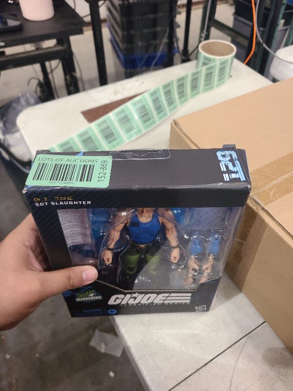 Photo 1 of MISSING PARTS---G.I. Joe Classified Series #129, Mad Marauders SGT Slaughter, Collectible 6 Inch Action Figure with 18 Accessories