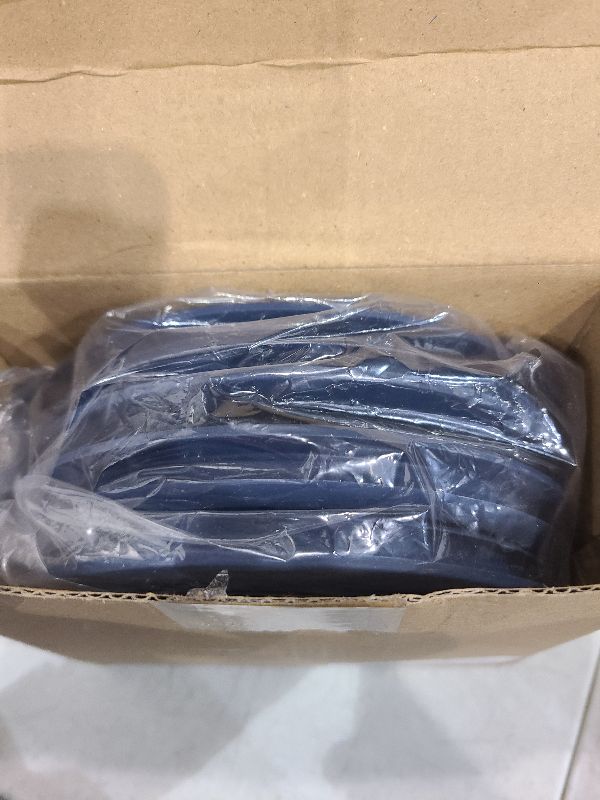 Photo 1 of 4 Pack Replacement Lids for Pyrex 7201-PC 4 Cup Glass Containers Mixing Bowl Silicone Storage Cover Leakproof Navy