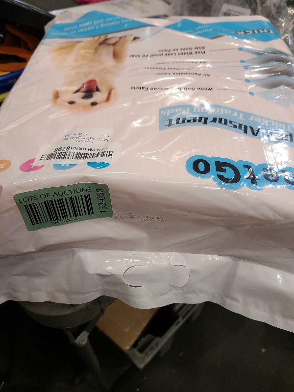 Photo 1 of BinetGo Pink Disposable Pee Pads for Dogs, 100 Count 13” x 18” Small Wee Wee Pads for Dogs Urine, Extra Absorbent Unscented Puppy Pads, Pet Training Pads for Dogs, Pink Doggy Pee Pads for Indoors