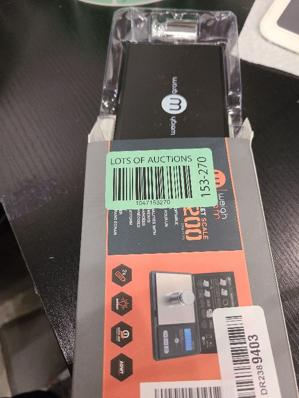 Photo 1 of Weigh Gram 200g Digital Pocket Gram Scale 0.01g Accuracy, 200g x 0.01g Mini Digital Grams Scale, Small Food Scale, Jewelry Scale, Ounces Grains Scale With100g Calibration Weight