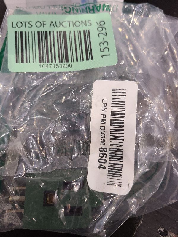 Photo 1 of 90 Degree Adapter Right Angled Upward Angled USA 3-Prong Male-Female Adapter, Plugrand 90 Degree Angled USA Male Female Adapter, 5-15P to 5-15R Direction Changer Space Save Adapter Green PA-0170UG