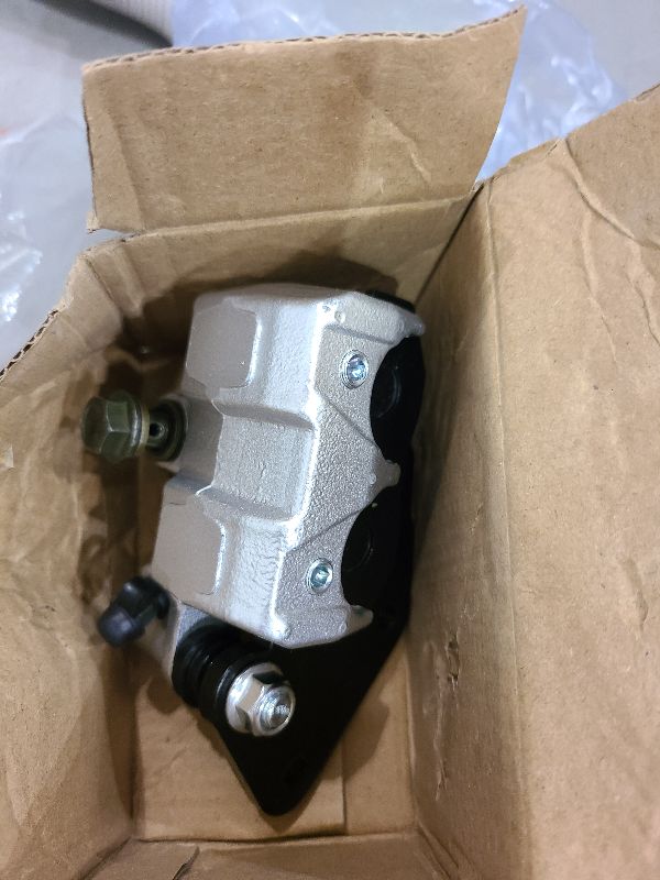Photo 1 of Akozon Rear Brake Caliper Assembly for Motorcycle Engine, Aluminum, Direct Factory Replacement, Easy Installation