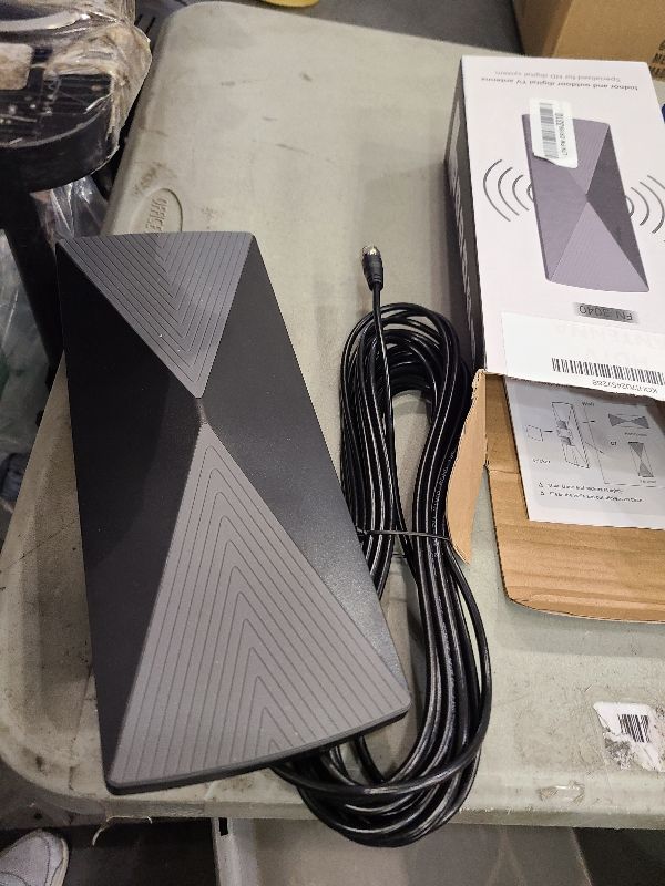 Photo 1 of 2025 TV Antenna,1200+ Miles Long Range TV Antenna, HD Digital TV Antenna Indoor with Signal Booster, Antenna for Smart TV and All Older TV's-Supports 4K 1080p -33ft Long Cables