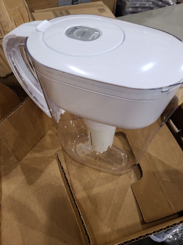Photo 1 of Brita Water Filter Pitcher for Tap and Drinking Water with 1 Standard Filter, Lasts 2 Months, 6-Cup Capacity, BPA Free, White