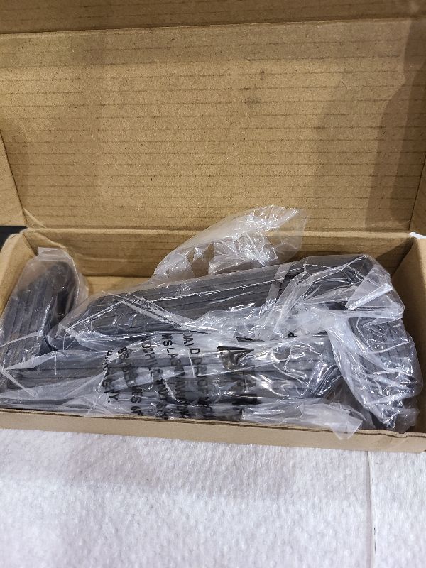 Photo 1 of 10 Pcs Adjustable Right Angle L Brackets for Wood, Black Shelves With Slots, L-Shape Corner Braces, Mounting Support for Fixing Furniture, 4.37x2.04x1