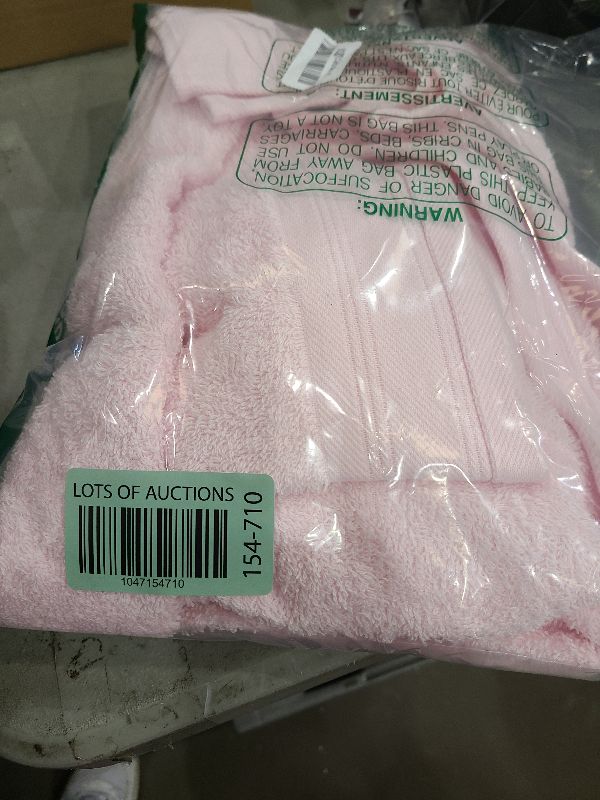 Photo 1 of MALLONI HOME Ultra Soft 3 Pack Cotton Towel Set, Contains a Bath Towels 28x55 inch, a Hand Towels 16x24 inch & a Wash Coths 12x12 inch, Ideal Everyday use, Compact & Lightweight - Pink, Medium