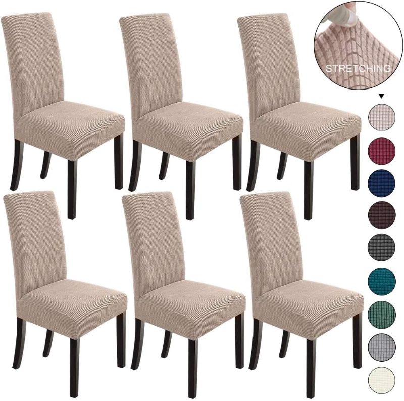 Photo 1 of Fancy Collection 3pc Set Slipcover Set Furniture Cover Spandex Set Includes Sofa and Love-Seat and Chair Covers Solid Light Brown New