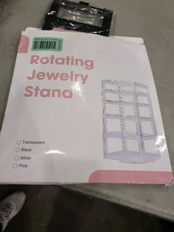 Photo 1 of 17Dec 360 Rotating Earring Holder Organizer Stand,5 Tiers Acrylic Jewelry Organizers and Storage,Stud Earring Organizers and Storage,228 Holes and 232 Grooves for Earrings Necklaces chain bracelet