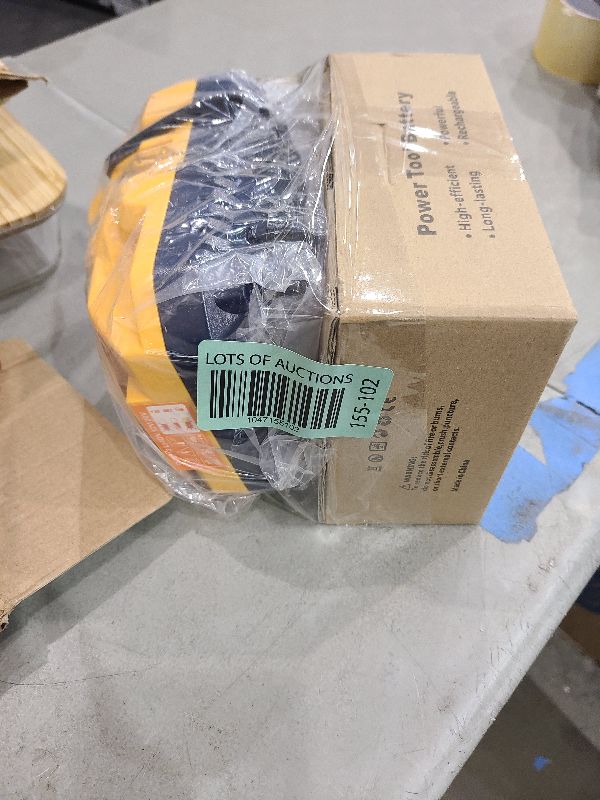 Photo 1 of 3.0Ah Replacement for Dewalt Battery 20V 2Pack and Charger Compatible with DCB102 DCB104 DCB118 DCB115 DCB206 DCB204(Orange)