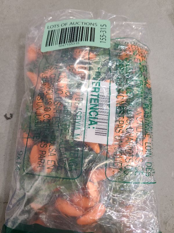 Photo 1 of 100PCS Mini Easter Carrots Plastic Carrot Shape Artificial Vegetables Ornaments Decorative Bunny Carrots Realistic Carrots Easter Miniature Decorations for Home Kitchen Table Centerpiece By Rely2016