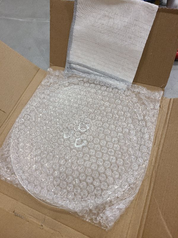 Photo 1 of 9.6" / 24.5cm Microwave Plate Replacement - Microwave Glass Turntable for Fits Virtually All Small Microwaves - Microwave Glass Plate Dishwasher Safe