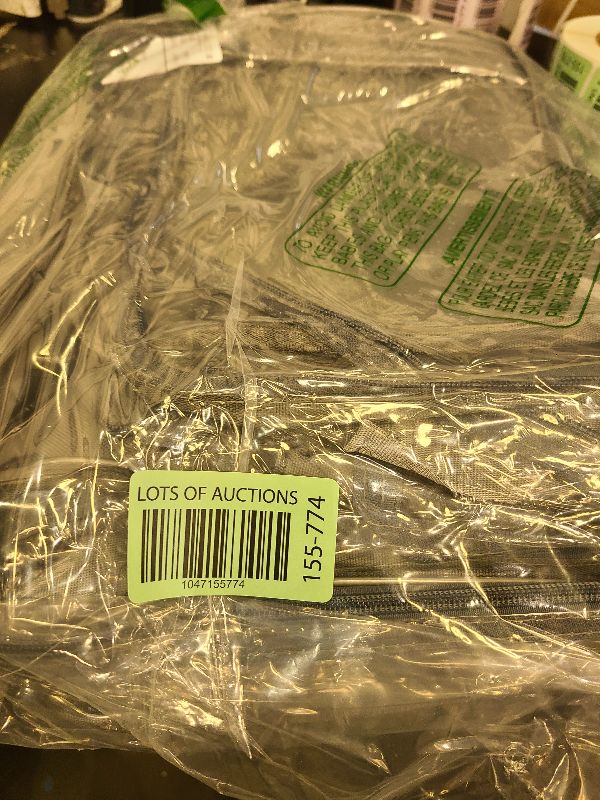 Photo 1 of 6 Pieces Large Clear Travel Packing Cube Clear Vinyl Zippered Storage Bags See Through Moving Bag PVC Multipurpose Pouch with Handle for Suitcase Shirts Dress Storage (Gray, 15.8 x 10.2 x 3.9 Inch)