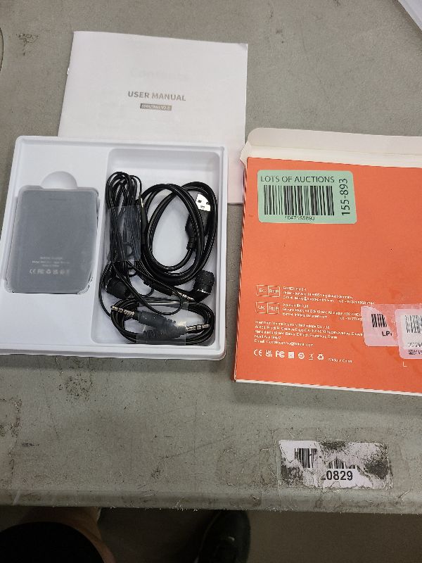 Photo 1 of 128GB MP3 Player with Bluetooth 5.3, HiFi Sound Music Player with Built-in Speaker, FM Radio, Voice Recorder, 2.4IN Full Touchscreen MP3 Player, Support up to 256GB TF Card Expand