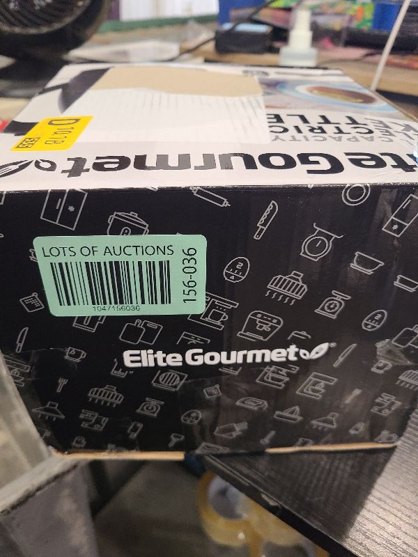 Photo 1 of Elite Gourmet EKT8690 1.7L Electric Tea Kettle 1500W Hot Water Heater Boiler BPA-Free, Fast Boil, Water Level Window and Auto Shut-Off, Black