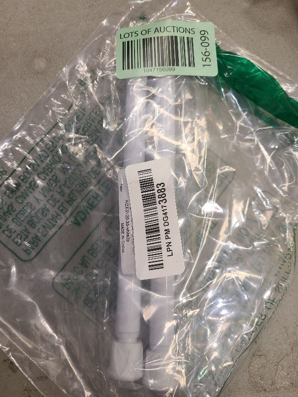 Photo 1 of AIZESI Spring Tension Curtain Rods Short Tension Rod (White, 7.5" to 13"-2Pcs)